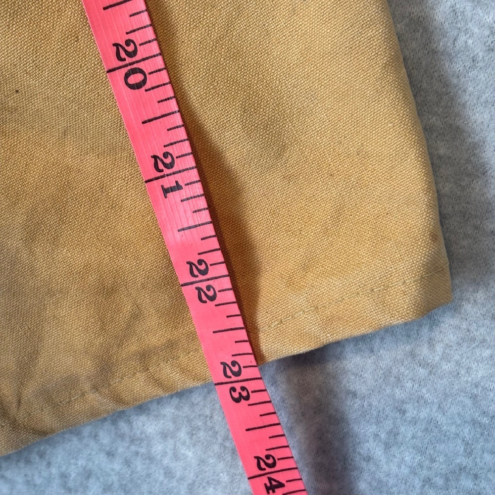 Vintage 70s Black Sheep Beige‎ Canvas Hunting Field Coat Large Distressed Jacket - Picture 11 of 16